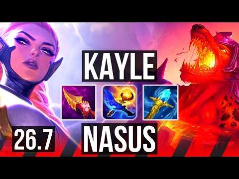KAYLE vs NASUS (TOP) | TR Challenger | 26.7
