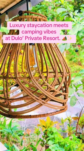 Luxury staycation meets camping vibes at Dulo’ Private Resort. 🏕️✨ #TaalLakeView #mtmakulotview #duloexperience