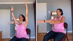 This hack will help you tone your tummy from your desk at work