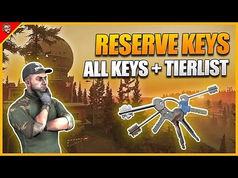 Complete Reserve Key Guide + Tierlist - Escape From Tarkov [Map Guide]