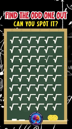 Can You Find the Odd √ Out? 99% Fail This Quiz!