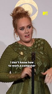 69K views · 2K reactions | "I don't know how to work a computer" 藍 Adele always comes through with a hilarious interview  | MTV UK | Facebook