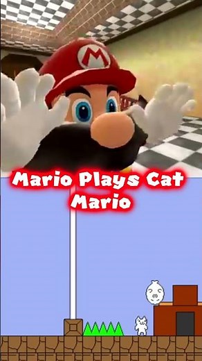 Mario RAGES At Cat Mario #shorts #mario #smg4mario #memes #smg4