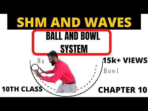 10th Class | Physics | Ball and Bowl System | Chapter 10 | Simple Harmonic Motion | Haytham Academy