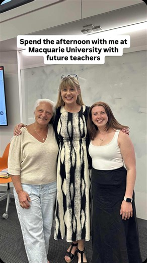 Straight after the fabulous @dymockschildrenscharities 25 Year Celebratory Lunch I hot footed it to @macquarieuni to talk to a room full of passionate young teachers who are finishing their tertiary studies in less than a month studying Multiliteracies and Literature in the Primary English Curriculum elective unit! The future of education is in good hands with this lot ❤️ Thank you for having me Dr Kerry-Ann O’Sullivan and Dr Lisa White. It was an absolute privilege. | Jacqueline Harvey