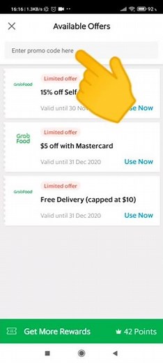 How to Use GrabFood GrabGifts Voucher Promo Code