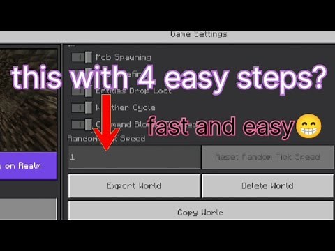 How to revert back to the old edit world ui and export your world in Minecraft