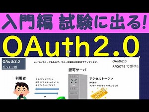 【入門編】OAuth2.0について分かりやすく解説／情報セキュリティマネジメント試験・情報処理安全確保支援士・情報処理技術者試験