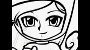 DQ2のムーンブルク王女をIllustratorで描いてみた。