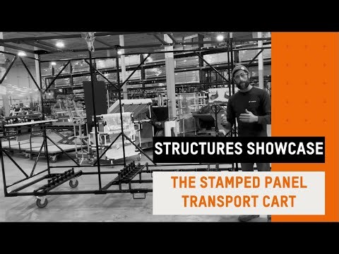🌟 The Stamped Panel Transport Cart | Structure showcase