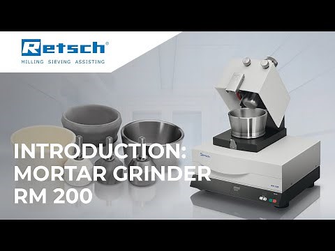 Mortar Grinder RM 200 #RETSCH #mortargrinder #laboratoryinstruments