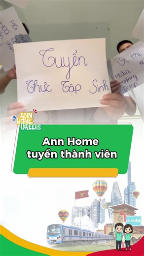 ⚡ ANN HOME CALLING – TUYỂN DỤNG THỰC TẬP SINH NHIỀU VỊ TRÍ Tìm đâu ra chỗ thực tập KHÔNG OT giữa lòng thành phố? Ghé ngay Ann Home! Các vị trí đang tuyển dụng: Media | Kế toán | Marketing | Sale | IT | HR | Design Tại sao bạn nên chọn Ann Home? ⏰ Check-in: 8h00 sáng (nhưng thời gian làm việc cực kỳ linh hoạt, kết quả là chính). 🚫 Nguyên tắc 3 KHÔNG: Không OT – Không Toxic – Không Drama. 🥰 Môi trường: Siêu hòa đồng, thân thiện, sếp vui tính, đồng nghiệp