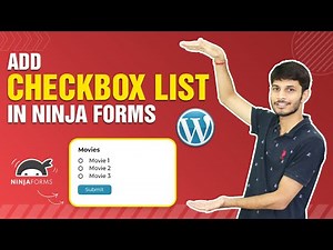 How To Add Checkbox List In Ninja Forms | WordPress Tutorial