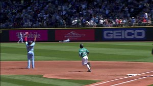 Springer shows off his hops and takes one away from Hernandez! 🐰 | Sportsnet