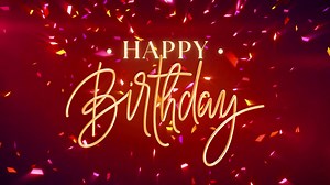 Download 3D animated intro for birthday greetings for those celebrating for free