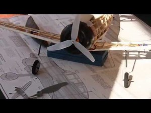 Guillows Mitsubishi Zero Balsa Model RC Conversion Part 1