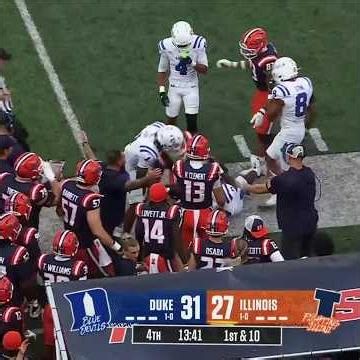 Top Plays: Collin Dixon vs. Duke | Illinois Football | 09/12/2026
