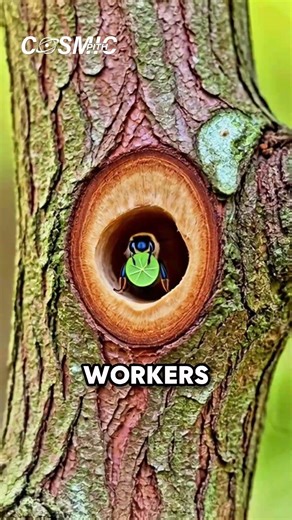 Perfect Circles in Leaves? A Bee Did That