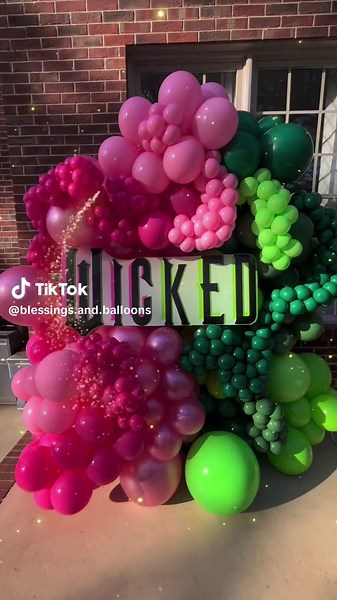 Wicked Birthday Celebration with Glamorous Balloon Decor