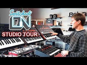 SWITCHED ON AUSTIN - Synth studio, office tour & synthesizer reviews