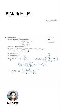 Quadratics & Graphs Step by Step (Part B)