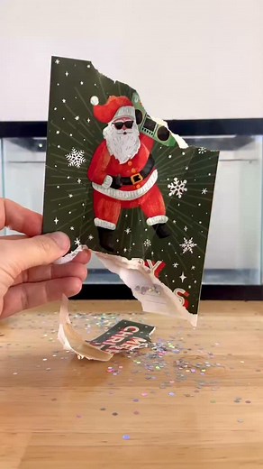 102K views · 201 reactions | This Christmas card loops “Never Gonna give you up” open or closed. Safe to sign and prepare. It will play for hours. Designed by Joker Greeting. see bio for links. #joke #gift | Joker Greeting | Facebook