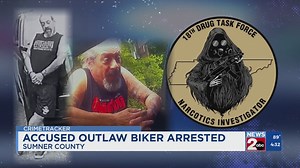 Alleged Outlaws Motorcycle Club member arrested in Sumner County