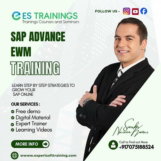 SAP Advanced EWM Training! 🚀#expertsofttraining