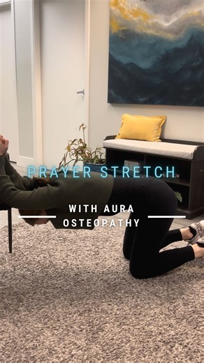 1.2K views · 21 reactions | The prayer stretch with a chair offers...