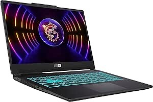 MSI 2024 Newest Cyborg 15 Gaming Laptop, 15.6" 144Hz FHD Display, Intel Core i7-12650H(10-cores), NVIDIA GeForce RTX 4060 Graphics, 64GB DDR5, 2TB SSD, WiFi 6, Backlit KB, Win 11 Home, Laptop Stand