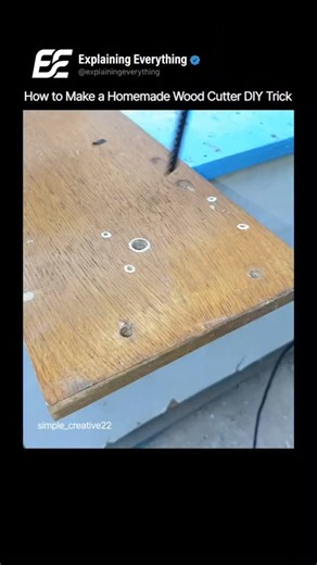 rahulyadav | Explaining Everythinng on Instagram: "High-performance woodworking doesn't always require expensive industrial machinery; sometimes, it requires a smarter approach to tool geometry. This is the Friction-less Circular Jig, the definitive method for converting a standard handheld tool into a precision homemade wood cutter for perfect radii. The critical step is the variable-axis pivot. By constructing a rigid baseplate with a micro-adjustable center pin, you create a fixed geometric r