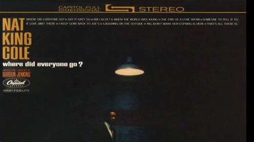 Nat King Cole 纳特金科尔 - Where Did Everyone Go? 大家都去哪了? (1963)