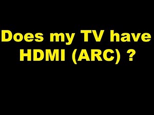 Is my TV ARC enabled ?