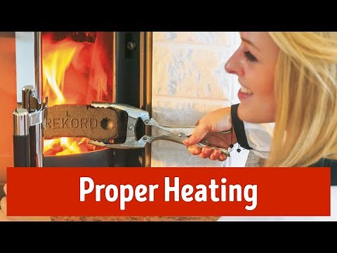 How to properly light and use a wood burning / multi fuel stove - with lignite coal briquettes