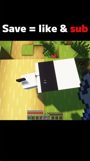 save this cute panda build 🐼 #minecraft #shorts