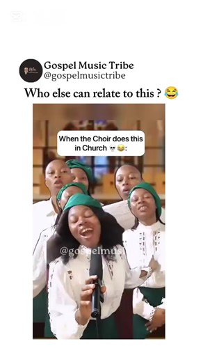 All these choir singers sometimes ehh… they will just put you in one kind situation 😂 If you’ve ever been a victim of this, gather here 😂 . . . #RelatableMoments#explorepage #gospelmusictribe #choir #viralreels
