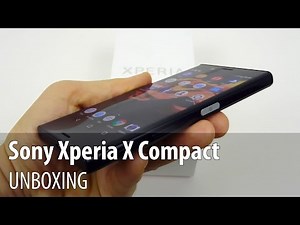 Sony Xperia X Compact Unboxing (4.6 inch cameraphone) - GSMDome.com