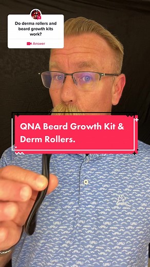 QNA Beard Growth Kit & Derm Rollers