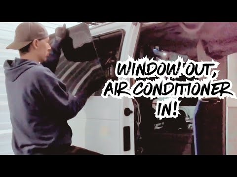 Installing a Window Air Conditioner in My Ford E350 Van | Pt. 2