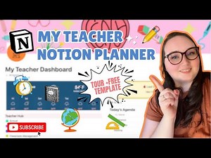 My Notion Teacher Planner | Tour + Free Template! 📓✏️