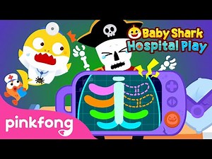 [🎃NEW] Ouch! The Skeleton’s Bones Are Broken! | Baby Shark at the Hospital | Pinkfong Halloween
