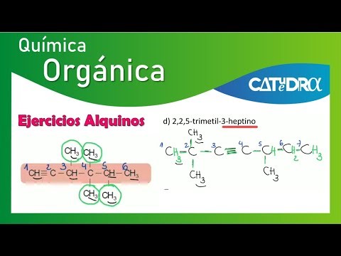 Ejercicios de Alquinos