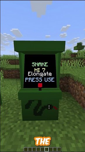 I added SNAKE to Minecraft | Daily Mods Day 10
