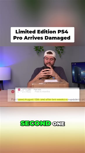 LIMITED EDITION console with CAT HAIR?? 😺#PS4 #LimitedEdition #Gaming #Unboxing #Fail