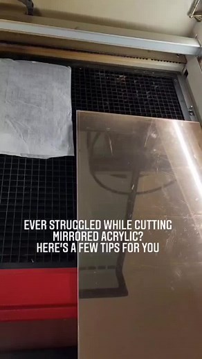 how to cut mirrored acrylic perfect, the first time!