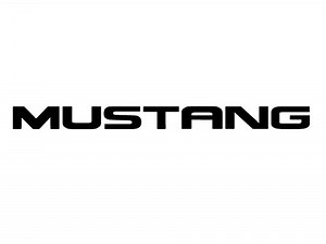 Mustang Rear Bumper Insert Decals  - Black (99-04) - LMR