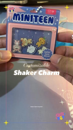 Creative Miniteen Shaker Charms: Customize Your Keychain