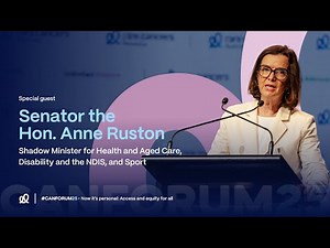 CF25 | Session 1: Senator the Hon. Anne Ruston