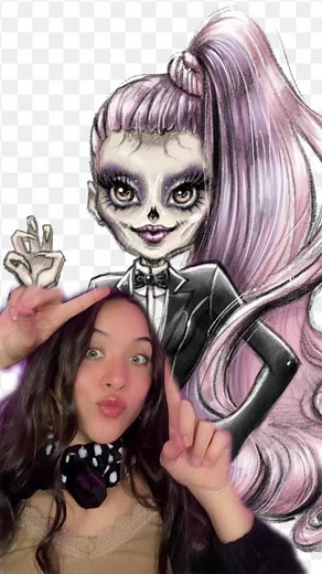 8/31 - monster high 🧟‍♀️✨ #makeup #HalloweenCostume #halloweenmakeup #MakeupInspo #makeuptransformation #monsterhigh #xyzcba