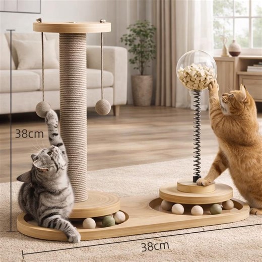 Durable Cat Scratching Post Made From Natural Sisal Hemp, Wear-resistant, Non-shedding - Etsy